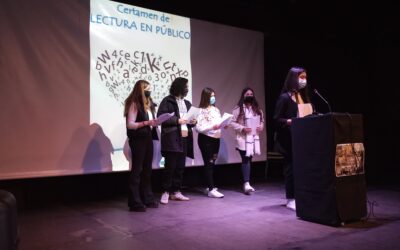 Alumnos de la ESO en el certamen de lectura en público y en el concurso de jóvenes talentos de relato corto