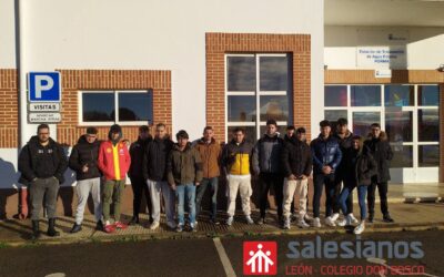 Nuestro alumnado de ESO y de 2º de Electricidad visita la EDAR-ETAP de León